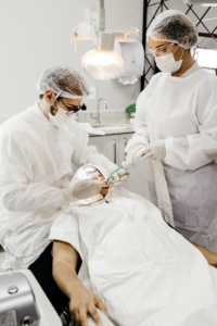 A person getting dental treatment in Germantown