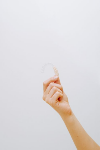 a clear aligner tray