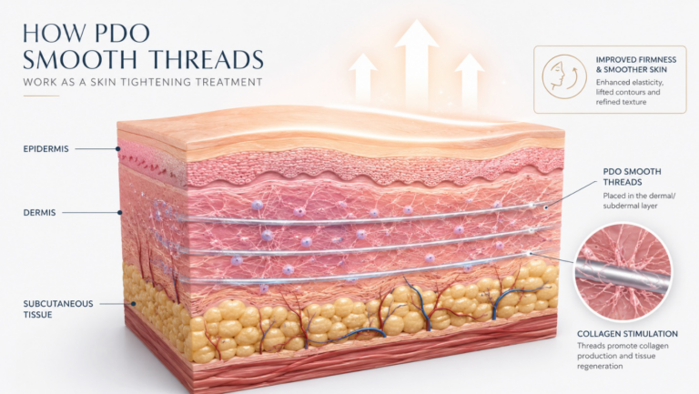 Read more about the article How PDO Smooth Threads Work as a Skin Tightening Treatment