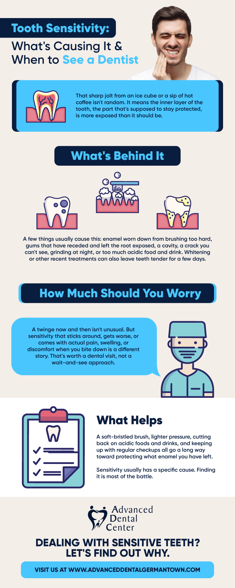 Tooth Sensitivity: What's Causing It & When to See a Dentist