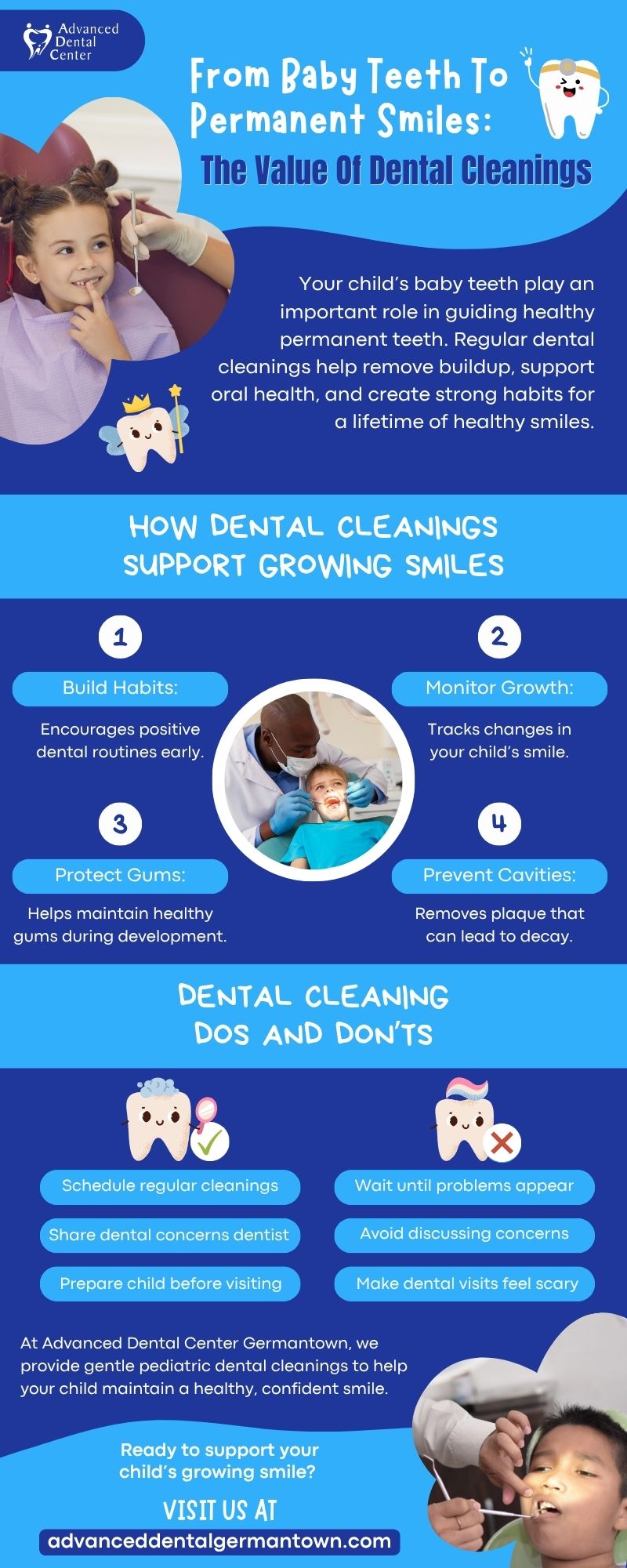 From Baby Teeth To Permanent Smiles: The Value Of Dental Cleanings
